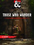 Those Who Wander