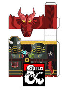 Dragonborn Paladin of Tiamat - Papercraft Doll