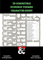 5e Compatible Dungeon Themed Character Sheet