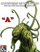 Monsters of the Folio "A"