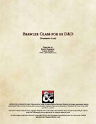 Brawler (Homebrew Class)