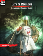 Paladin Oath: Reverence