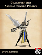 Character Art Aasimar Female Paladin