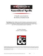Sanctified Spells
