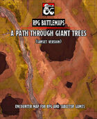 A Path through Giant Trees (Sunset)
