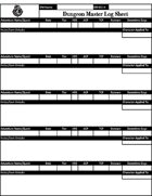 AL Season 8 DM Log Sheet and Quest Tracker