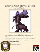 Sorcerous Origin: Aberrant Bloodline (Fantasy Grounds)