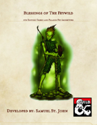 Blessings of the Feywild - 5e Cleric and Paladin archetypes