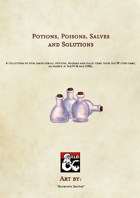 Potions, Poisons, Salves and Solutions - 5E Potion Cards