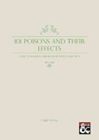 101 Poisons and Their Effects (Player Edition)