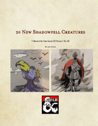 20 Shadowfell Monsters/Creatures