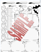 Character Sheet (Halloween Themed)
