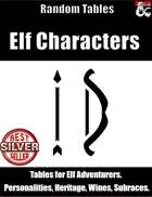 Elf Characters - Random Tables