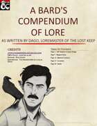 A Bards Compendium of Lore