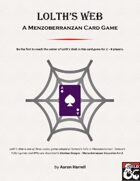 Lolth's Web - A Menzoberranzan Card Game