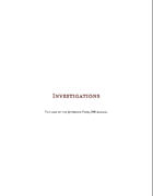 Investigations: the Case of Jeffersons Farm