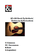 Ajs All Shook Up Artifacts