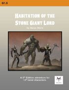 Habitation of the Stone Giant Lord (5E)
