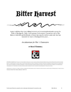 Bitter Harvest