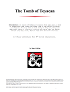 The Tomb of Teyacan