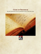 Oath of Prudence