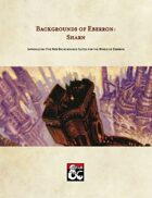 Backgrounds of Eberron: Sharn