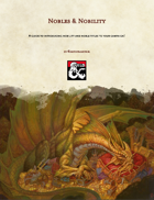 Nobles & Nobility - A guide to introducing Nobility in your campaign