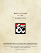 Previous Lives Volume 1 - Additional Character Backgrounds