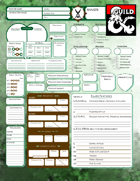 5th Edition Ranger Specific Character Sheets