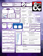 5th Edition Wizard Specific Character Sheets
