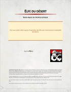 Elfe du desert