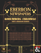 Eberron Newspapers: Korranberg Chronicle | Part 1 - Quests (Fantasy Grounds)