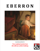 Eberron - Ten random books from the Library of Korranberg