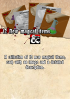 12 New illustrated magic items