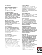 Bard Subclasses:College of Dance, Jazz, and Messangers