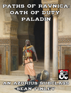 Paths of Ravnica: Azorius Oath of Duty Paladin