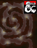 Spiraling cave