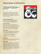The Great Dragonmark of Detection - Sorcerous Origin