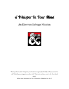 A Whisper In Your Mind