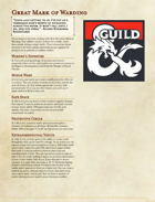 The Great Dragonmark of Warding - Sorcerous Origin
