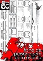 Ficha de Personagem para Eventos - D&D 5e