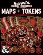 Barovia Random Encounters Maps & Tokens pack for Roll20 Curse of Strahd