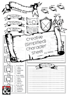 Character Sheet Simplified
