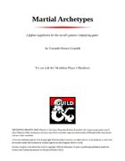 Fighter - Martial Archetypes