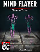 Mind Flayer - Paper Miniature