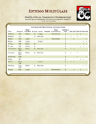 Estudio MultiClase para D&D 5e Español