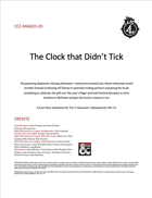 CCC-MAG01-03 The Clock that Didn't Tick