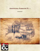 Additional Subraces Pt.1