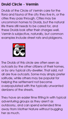 Druid - Circle of Vermin