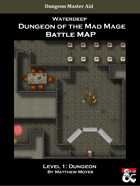 DotMM: Battle Map - Level 1: Dungeon (Waterdeep: Dungeon of the Mad Mage) - Dungeon Masters ...